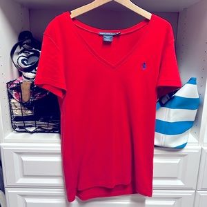 Red Ralph Lauren Polo